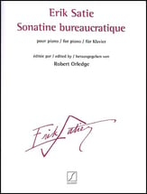 Sonatine Bureaucratique piano sheet music cover